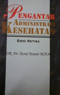 Image of Pengantar Administrasi Kesehatan
