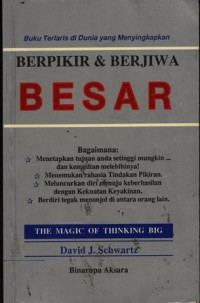 Image of Berpikir & Berjiwa besar