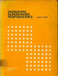 Image of Improving Supervisory Performance