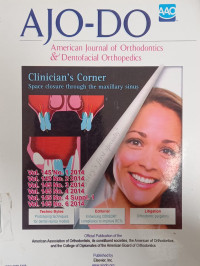 The American Journal of Orthodontics and Dentofacial Orthopedics Volume 145 No.1 - 6