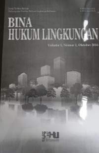 Bina Hukum Lingkungan  Vol. 4 No. 2   april 2020