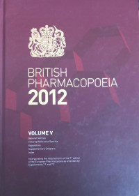 Image of British Pharmacopoeia 2012 Volume V
