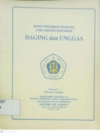 Buku Pedoman Praktek Ilmu Bahan Makanan Daging dan Unggas