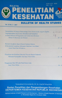 Buletin Penelitian Kesehatan Vol. 35  Nomor. 2