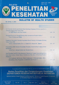 Buletin Penelitian Kesehatan Vol. 38 Nomor. 4