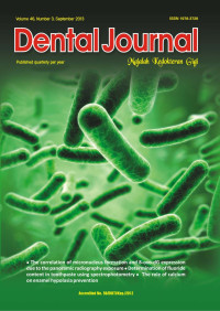 Dental Journal Majalah Kedokteran Gigi No. 46 No.3 2013