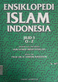 Image of Ensiklopedi Islam Indonesia Jilid 3  o - z
