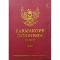 Farmakope Indonesia. Edisi V 2014