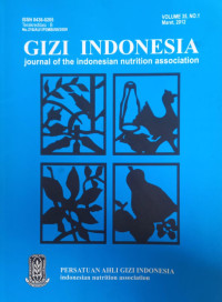 Image of Gizi Indonesia Vol. 35 No.1 Maret 2012