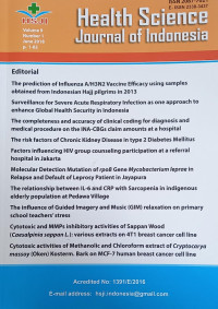 Health Science Journal of Indonesia Vol. 9 Nomor. 1