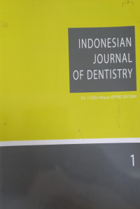 Indonesia Journal Of Dentistry Vol 13 No.1 Ed. Khusus XIV/2006