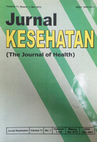 Journal Kesehatan (The Journal  Kesehatan) Vol. 11 Nomor. 1