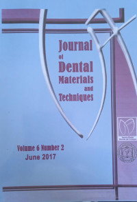 Journal Of Dental Materials and Techniques Vol. 6 No.2