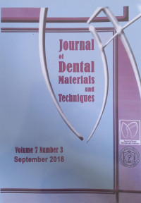 Journal Of Dental Materials and Techniques Vol. 7 No.3