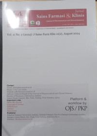 JSFK: Jurnal Sains Farmasi & Klinis Vol 11 No 2 Agustus 2024