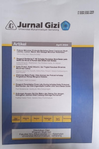 Jurnal Gizi Unimus Vol 13 No  1 April  2024
