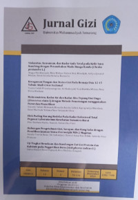 Jurnal Gizi Unimus Vol 13 No 2 November 2024