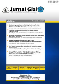 Jurnal Gizi Vol 10 No 2 November 2021