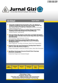 Jurnal Gizi Vol 12 No 1 April 2023
