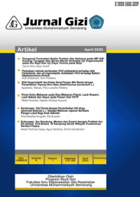 Jurnal Gizi Vol 9 No 1 April 2020