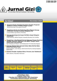 Jurnal Gizi Vol 9 No 2 November 2020
