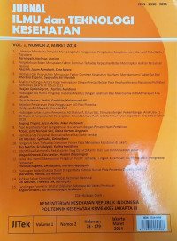 Jurnal Ilmu dan Teknonologi Kesehatan Vol. 4 Nomor. 1