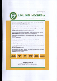 Jurnal Ilmu Gizi Indonesia Edisi Februari 2021 Vol 4 No 2