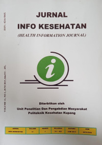 Jurnal Info Keseahtan Vol. 11 No.1