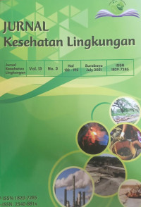 Jurnal Kesehatan Lingkungan Vol. 13 No.3  Juli 2021