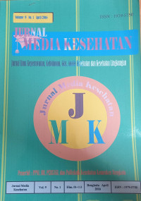 Jurnal Media Kesehatan Vol. 9 Nomor. 1
