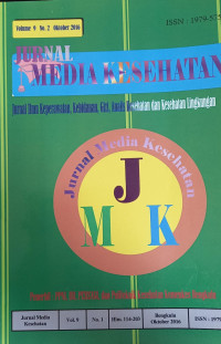 Jurnal Media Kesehatan Vol. 9 Nomor. 2