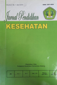 Jurnal Pendidikan Kesehatan Vol. 2 Nomor 1