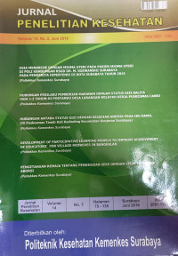 Jurnal Penelitian Kesehatan  Vol. 14 Nomor. 2