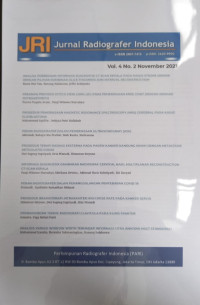 Image of Jurnal Radiografer Indonesia Vol.4 No.2 November Tahun 2021