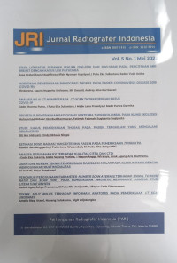 Jurnal Radiografer Indonesia Vol.5 No.1 Mei Tahun 2022