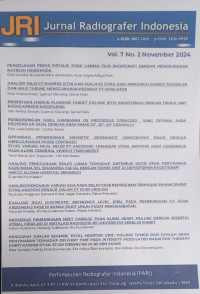 Jurnal Radiografer Indonesia Vol. 7 No.2 November 2024