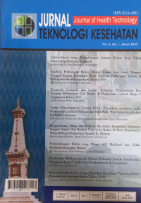 Jurnal Teknologi Kesehatan Vol. 6 No.1