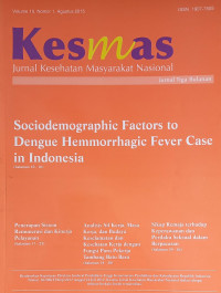 Kesmas (Nasional Public Health Journal) Vol. 10 Nomor 1