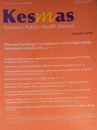 Kesmas (Nasional Public Health Journal) Vol. 13 Issue 2