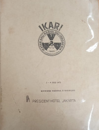 Kongres Nasional II Rasiologi  Tanggal 2 - 4 Juli 1973