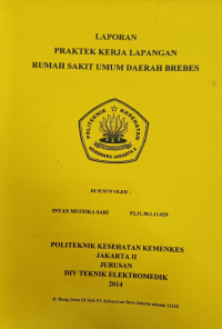 Laporan Praktek Kerja Lapangan RSU Daerah Brebes    P23138111029