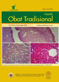 Majalah Obat Tradisional Vol 25 No 2 2020
