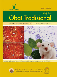 Majalah Obat Tradisional Vol 26 No 3 2021