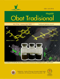 Majalah Obat Tradisional Vol 27 No 1 2022