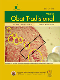 Majalah Obat Tradisional Vol 28 No 1 2023
