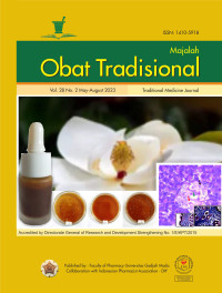 Majalah Obat Tradisional Vol 28 No 2 2023