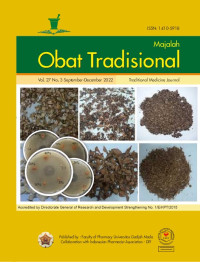 Majalah Obat Tradisional Vol 27 No 3 2022