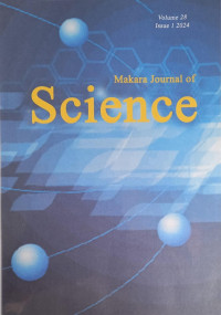 Makara Journal Of Science Vol.28 Issue 1 2024