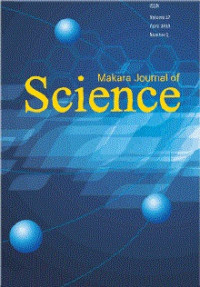 Image of Makara Journal of Science: Volume 27, Issue 4, 2023 December