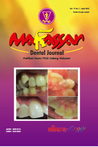 Makasar Dental Journal Vol.11 No.1 2022